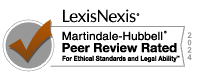 LexisNexis Martindale-Hubbell Peer Review Rated for Ethical Standards and Legal Ability 2023