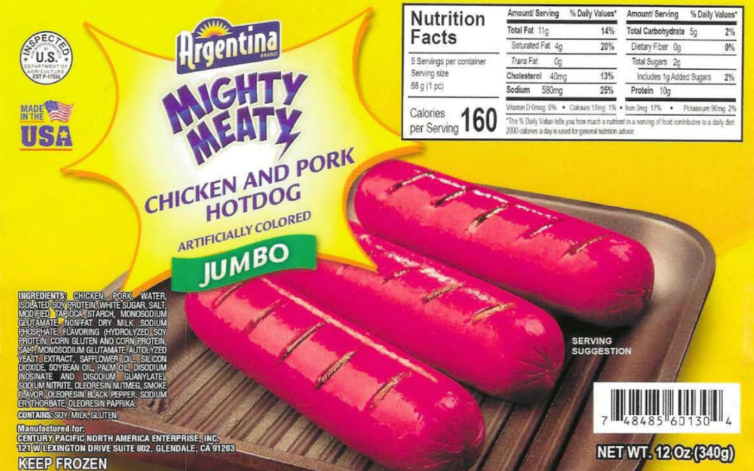 Argentina Mighty Meaty Hot Dog Lawsuit