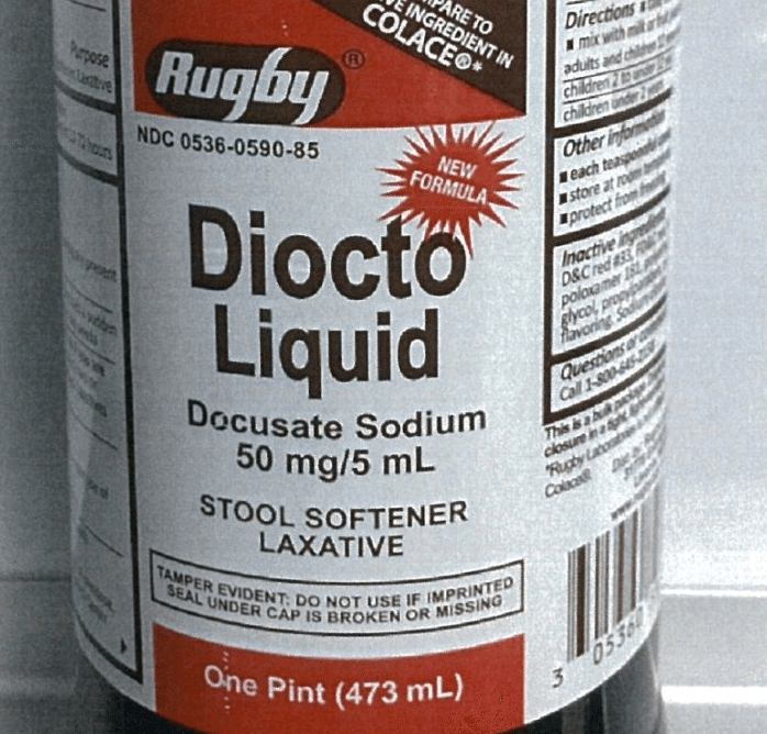 Diocto Liquid Stool Softener Recalled for Infection Risk