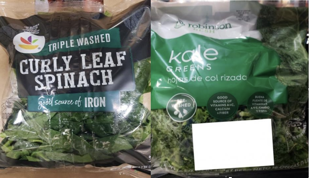 Bagged Spinach, Kale, Collard Greens Recalled for Listeria