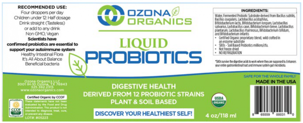 Ozona Organics Probiotics Lawsuit