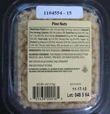 Raw Pine Nuts Recalled for Salmonella Health Risk