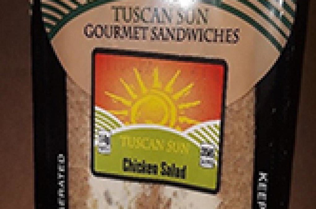 Tuscan Sun Chicken Salad Sandwiches Recalled for Listeria Risk