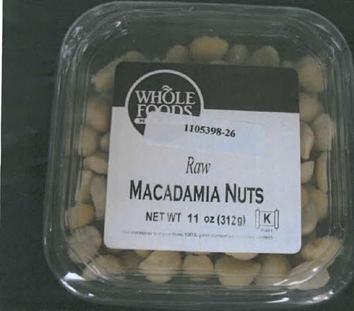 3rd Recall for Salmonella in Whole Foods Macadamia Nuts