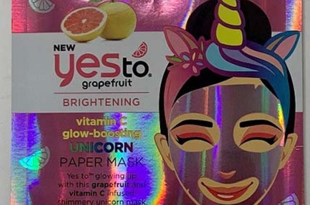 Yes To Inc. Recalls Unicorn Face Mask for Skin Irritation Risk